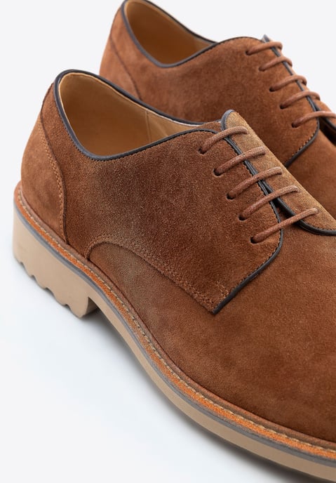 Wittchen Heren Bruine Suède Leren Derby Schoenen - Image 6