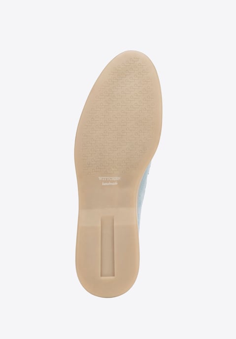 Wittchen Dames Klassieke Blauwe Suède Mocassins - Image 6