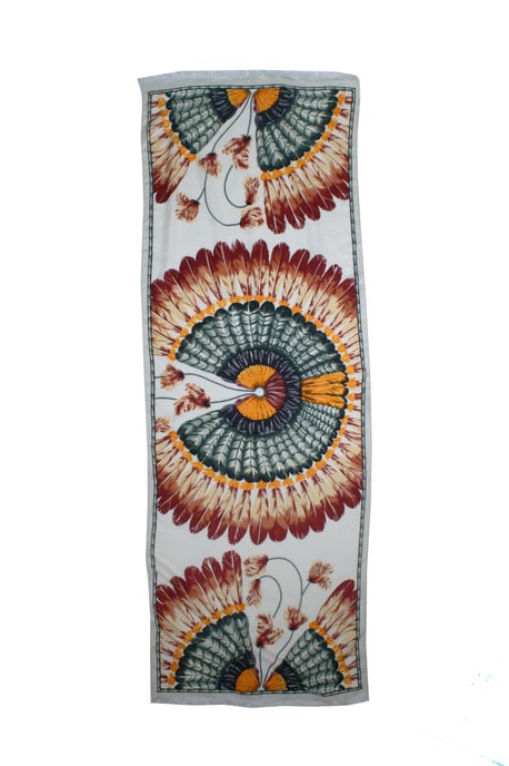 Hermes BRAZIL kasjmier en zijden sjaal - Image 1
