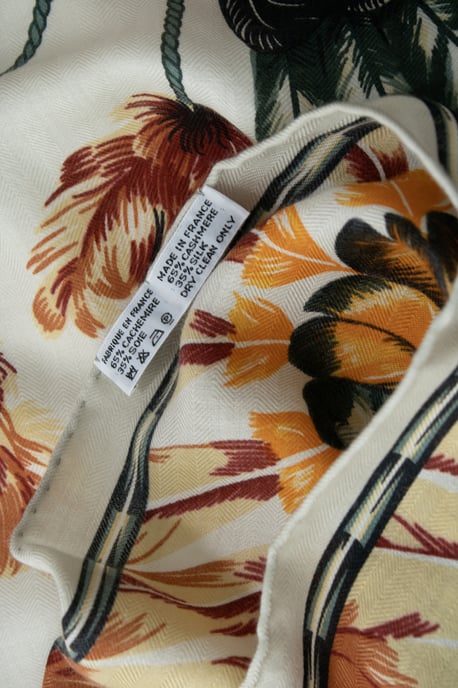 Hermes BRAZIL kasjmier en zijden sjaal - Image 4
