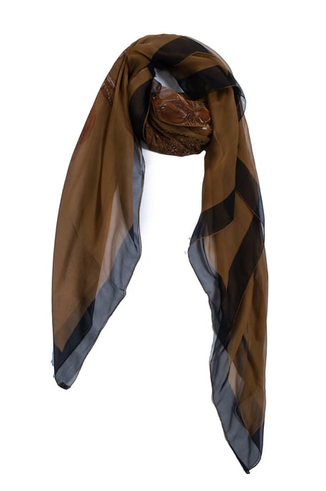 Hermes Rocaille zijden sjaal met schelpenprint - Image 1