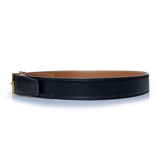 Hermes omkeerbare doos en Togo leren admiraal riem - Image 2