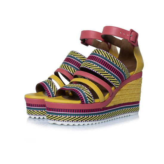 Hermes Ines leren sandalen met sleehak - Image 1