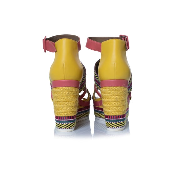 Hermes Ines leren sandalen met sleehak - Image 3