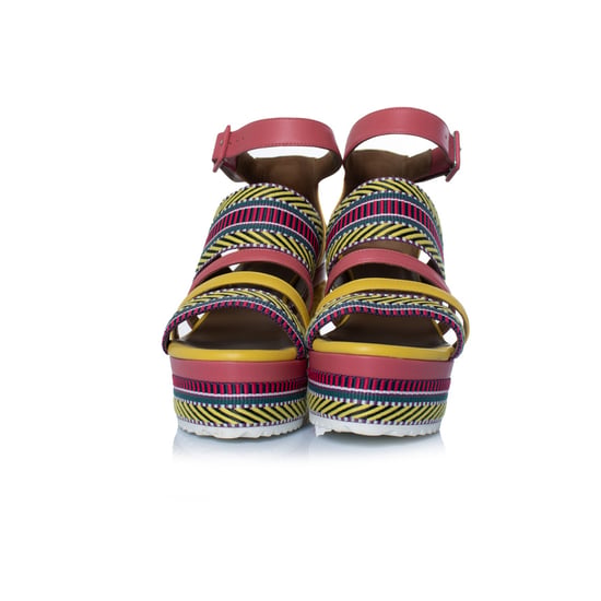 Hermes Ines leren sandalen met sleehak - Image 5