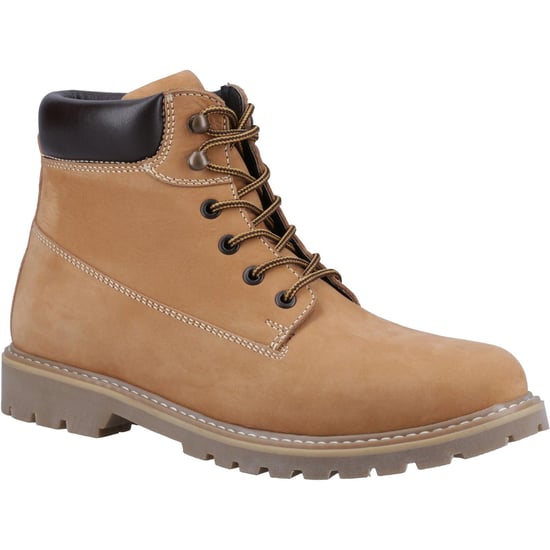 Cotswold Dames Pitchcombe Leren Enkellaarsjes (Tan) - Image 1
