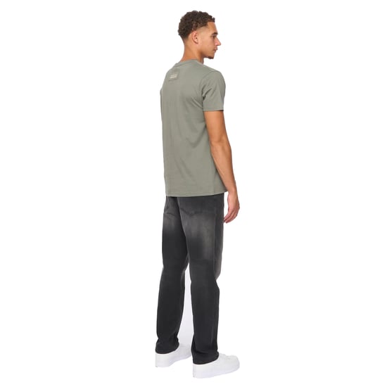 Duck and Cover Heren Primatic T-shirt (Donkergroen) - Image 2