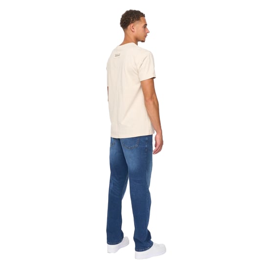 Duck and Cover Mannen Primatic T-Shirt (Off White) - Image 2