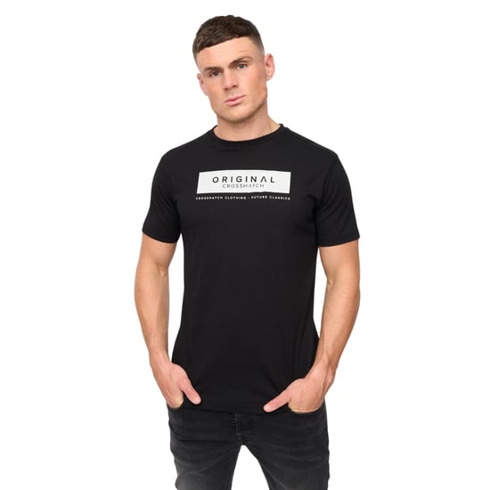Crosshatch Heren Jamstate T-Shirt (Zwart) - Image 4