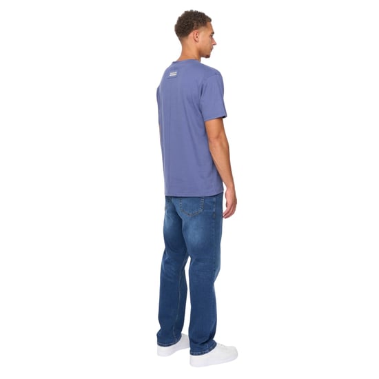 Duck and Cover Heren Cramptone T-Shirt (Denim Blauw) - Image 2