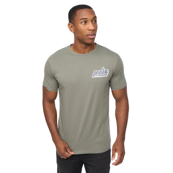 Crosshatch Heren Jampstead T-Shirt (Olijf) - Image 4