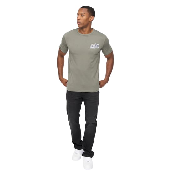 Crosshatch Heren Jampstead T-Shirt (Olijf) - Image 5