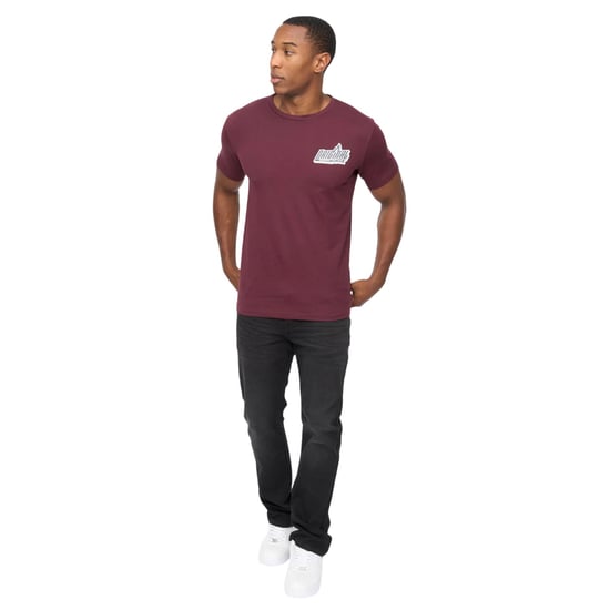 Crosshatch Heren Jampstead T-Shirt (Rum Rozijn) - Image 5
