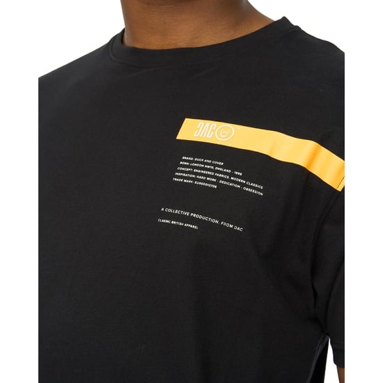 Duck and Cover Mannen Ambridge T-Shirt (Zwart) - Image 3