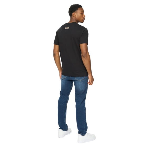 Duck and Cover Heren Ashland T-Shirt (Zwart) - Image 2