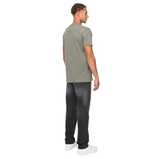 Duck and Cover Heren Deltamans T-shirt (Donker Olijf) - Image 2