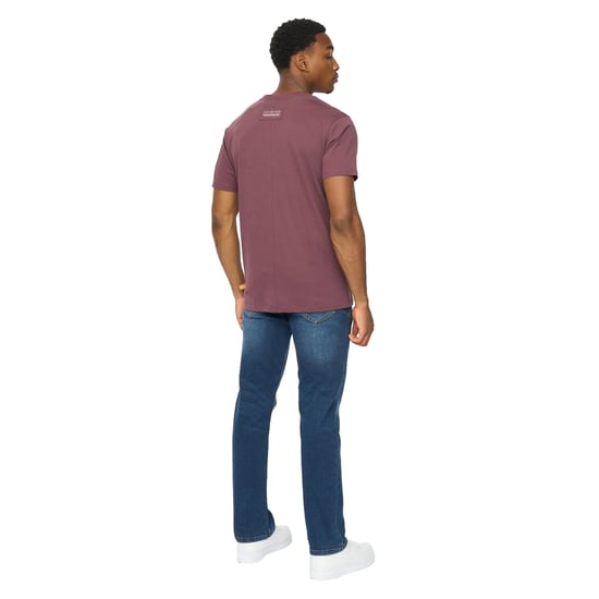 Duck and Cover Heren Ashland T-Shirt (Rum Rozijn) - Image 2