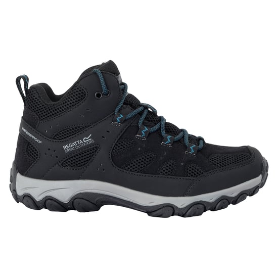 Regatta Dames/Dames Edgepoint IV Mid Cut Wandelschoenen (Zwart/stormblauw) - Image 1