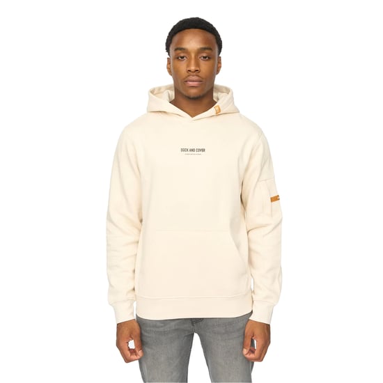 Duck and Cover Heren Brammers V2 Hoodie (Off White) - Image 1