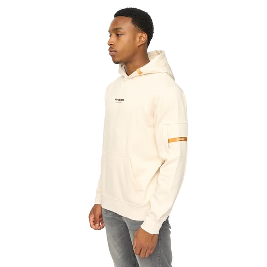 Duck and Cover Heren Brammers V2 Hoodie (Off White) - Image 3