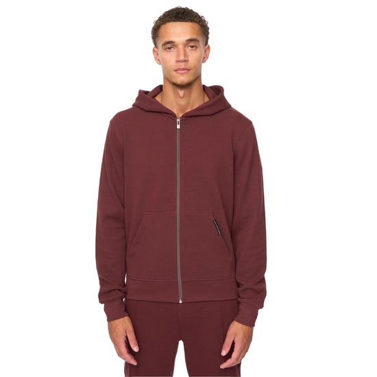 Duck and Cover Heren Optimus Volledige Rits Hoodie (Wijn) - Image 1