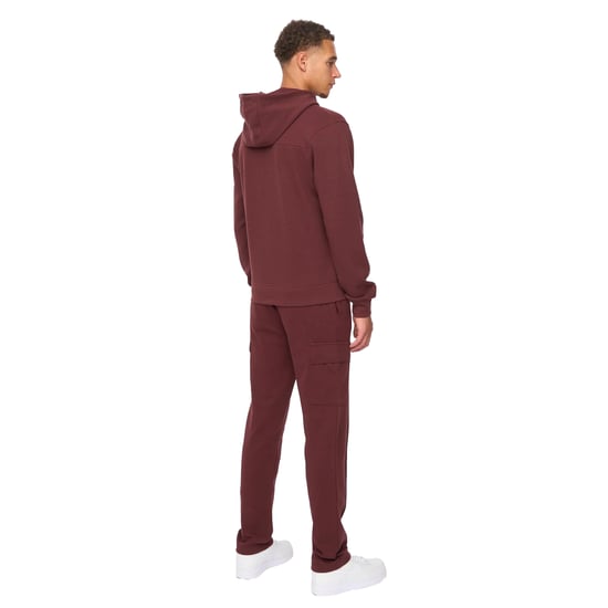 Duck and Cover Heren Optimus Volledige Rits Hoodie (Wijn) - Image 2
