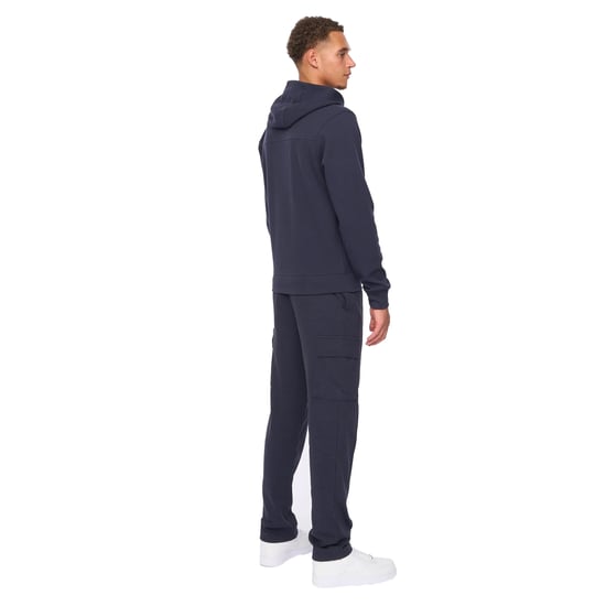 Duck and Cover Heren Optimus Volledige Rits Hoodie (Marineblauw) - Image 2