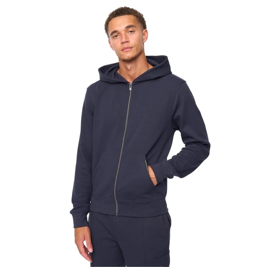 Duck and Cover Heren Optimus Volledige Rits Hoodie (Marineblauw) - Image 3