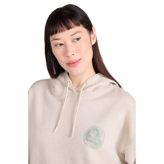 Mountain Warehouse Dames Mountain Collage Relaxed Fit Hoodie (Beige) - Image 3