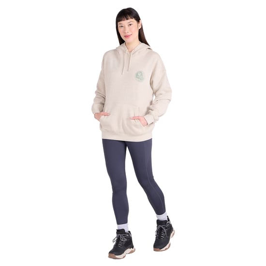 Mountain Warehouse Dames Mountain Collage Relaxed Fit Hoodie (Beige) - Image 4
