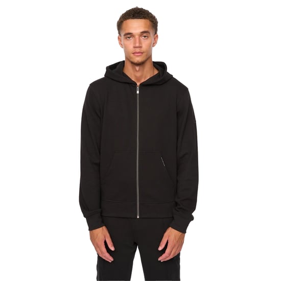 Duck and Cover Heren Optimus Volledige Rits Hoodie (Zwart) - Image 1