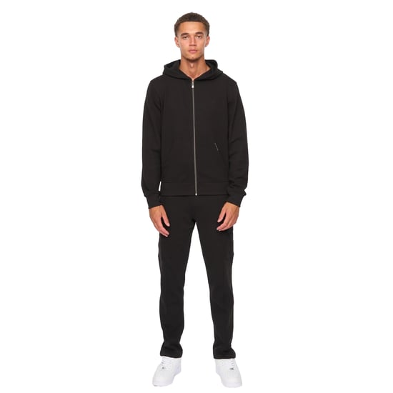 Duck and Cover Heren Optimus Volledige Rits Hoodie (Zwart) - Image 4