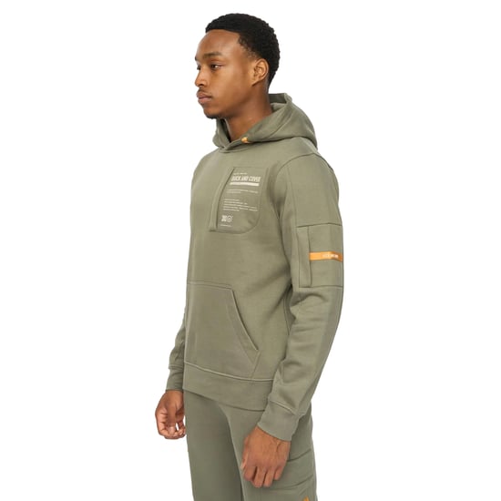 Duck and Cover Heren Adamsberg Hoodie (Donkergroen) - Image 3
