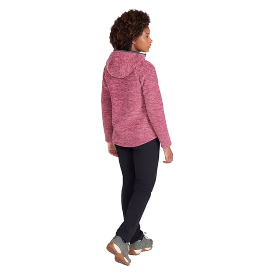 Mountain Warehouse Dames Hayfield Melange Faux Fur Gevoerde Fleece Top (Roze) - Image 4