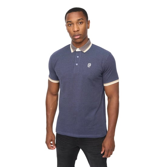 Crosshatch Heren Chimlacks Poloshirt (Denim Blauw) - Image 1