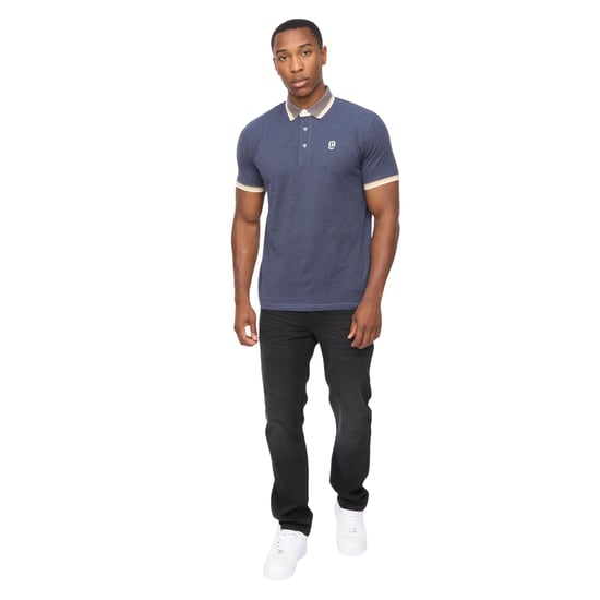 Crosshatch Heren Chimlacks Poloshirt (Denim Blauw) - Image 3