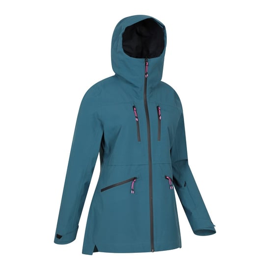Mountain Warehouse Dames Tempest Waterdichte 3-laags Ski Jacket (Teal) - Image 4