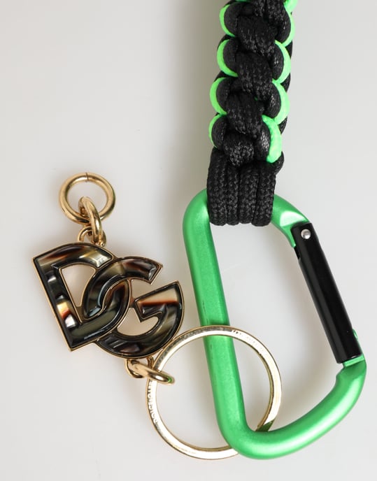 Multikleur Polyester Tape Touw DG Logo Sleutelhanger Sleutelring - Image 4