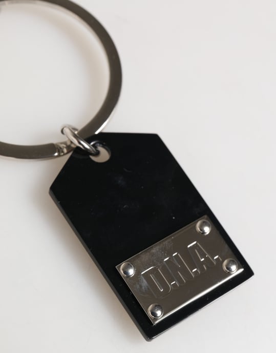 Zwarte Sint Glas Plaque DG Logo Metalen Sleutelhanger Sleutelhanger - Image 5
