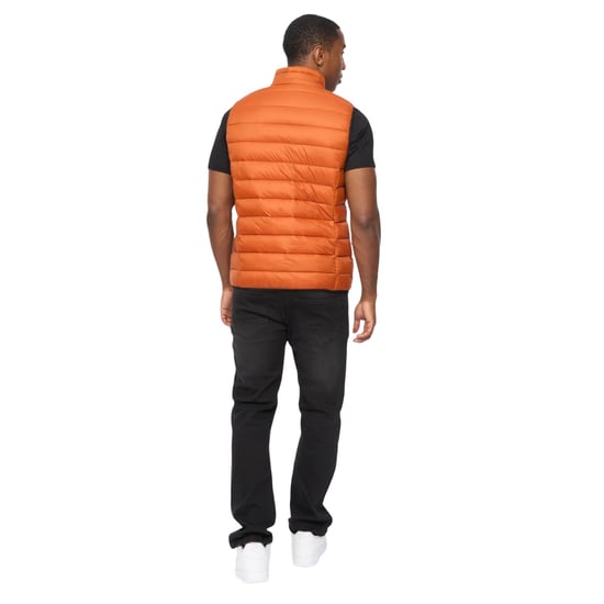 Crosshatch Heren Gattering MVE Gewatteerd Gilet (Oranje) - Image 2
