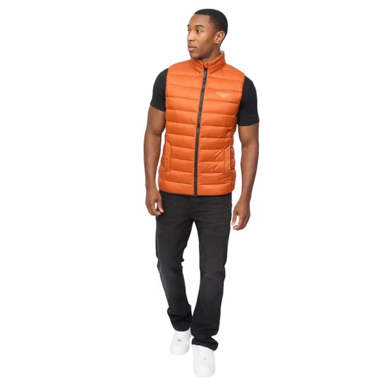 Crosshatch Heren Gattering MVE Gewatteerd Gilet (Oranje) - Image 5