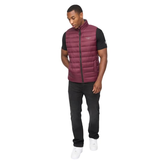 Crosshatch Heren Gattering MVE Gewatteerd Gilet (Rozijnenpaars) - Image 5
