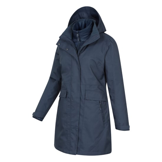 Mountain Warehouse Dames 3-in-1 Waterdichte Jas (Blauw) - Image 3
