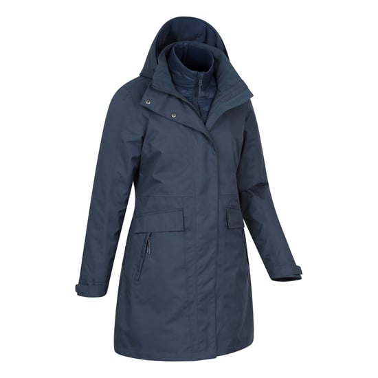 Mountain Warehouse Dames 3-in-1 Waterdichte Jas (Blauw) - Image 4