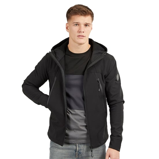 Henleys Heren Expand Softshell Jacket (Zwart) - Image 1