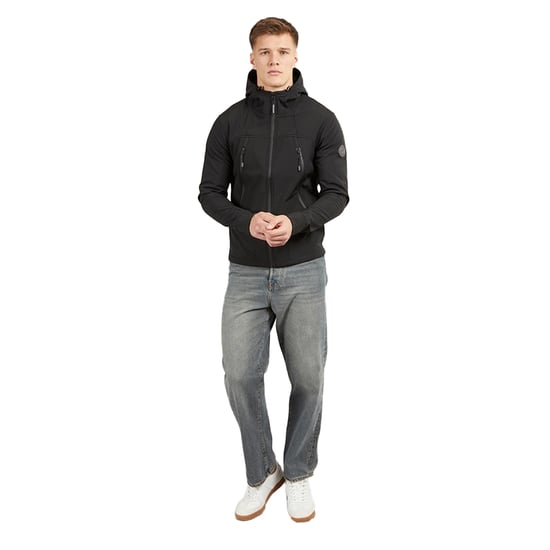 Henleys Heren Expand Softshell Jacket (Zwart) - Image 3
