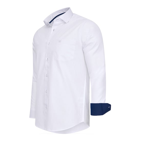 Cappuccino Italia Overhemden Stretch Overhemd Milano Wit - Image 1