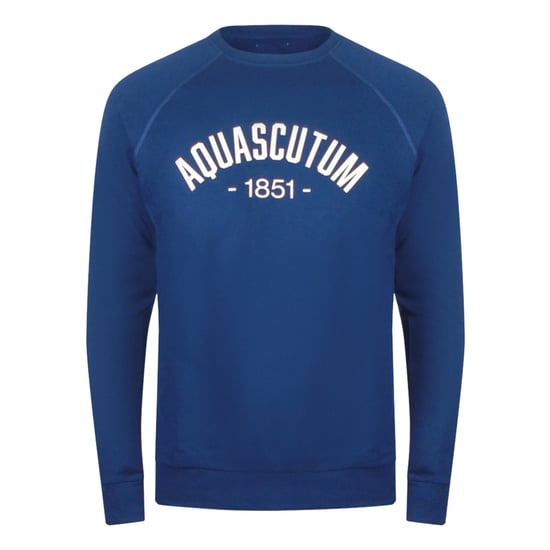 Aquascutum Old School Crewneck Marineblauwe Trainingspakset - Image 2