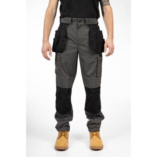 Caterpillar Nexus Holster Stretch Pocket Katoenen Grijze Buitenbroek voor Heren - Image 2