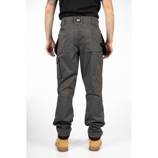 Caterpillar Nexus Holster Stretch Pocket Katoenen Grijze Buitenbroek voor Heren - Image 3